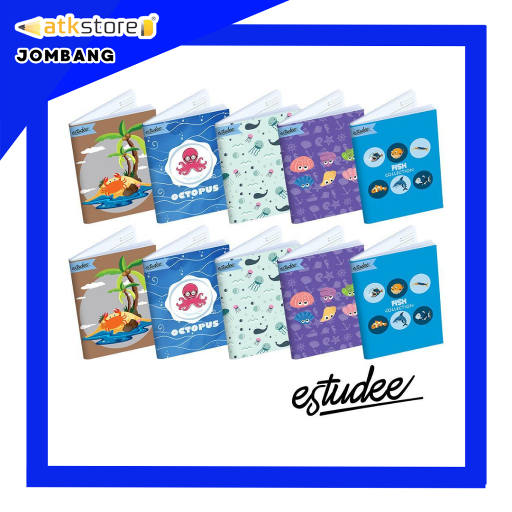 

Estudee Buku Tulis Kwarto 38 58 Lembar Motif Kartun 1 Pack 10 Pcs - Estudee Buku Tulis Kwarto - ATJ