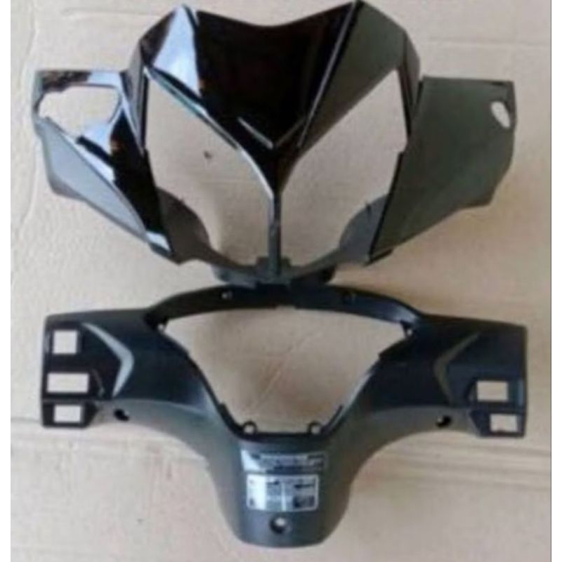 Batok depan blakang 1 set HONDA supra x 125 batman hitam
