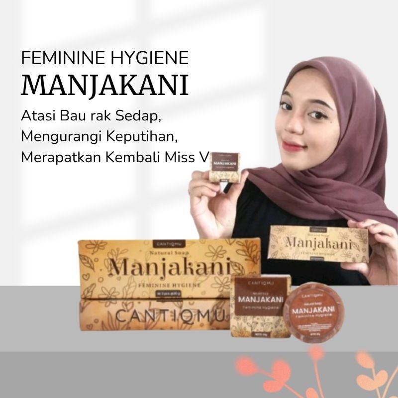 Sabun Mis V Wangi dan Keset Atasi Gatal Keputihan Bau tak Sedap Manjakani Feminine Egyene 20g Bpom M