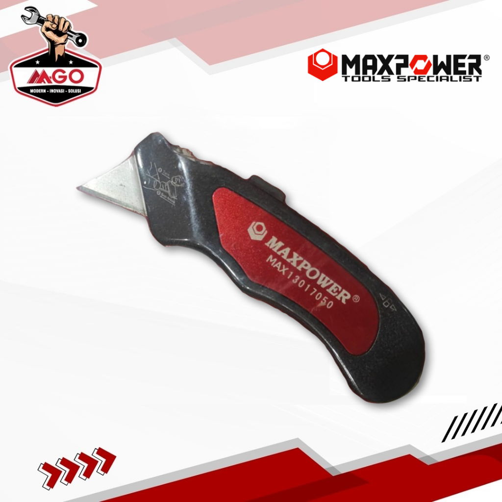 

Pisau Cutter 5 Mata Pisau / Utility Knife 5 Blades 60 x 19mm MAXPOWER