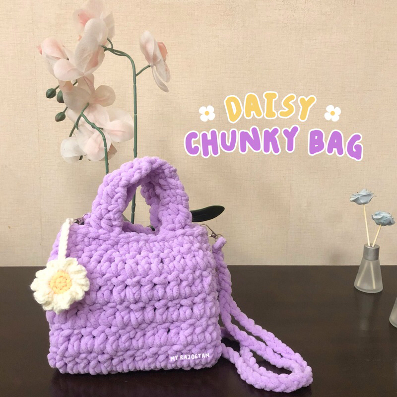 Daisy Chunky Bag | Tas Rajut Chunky