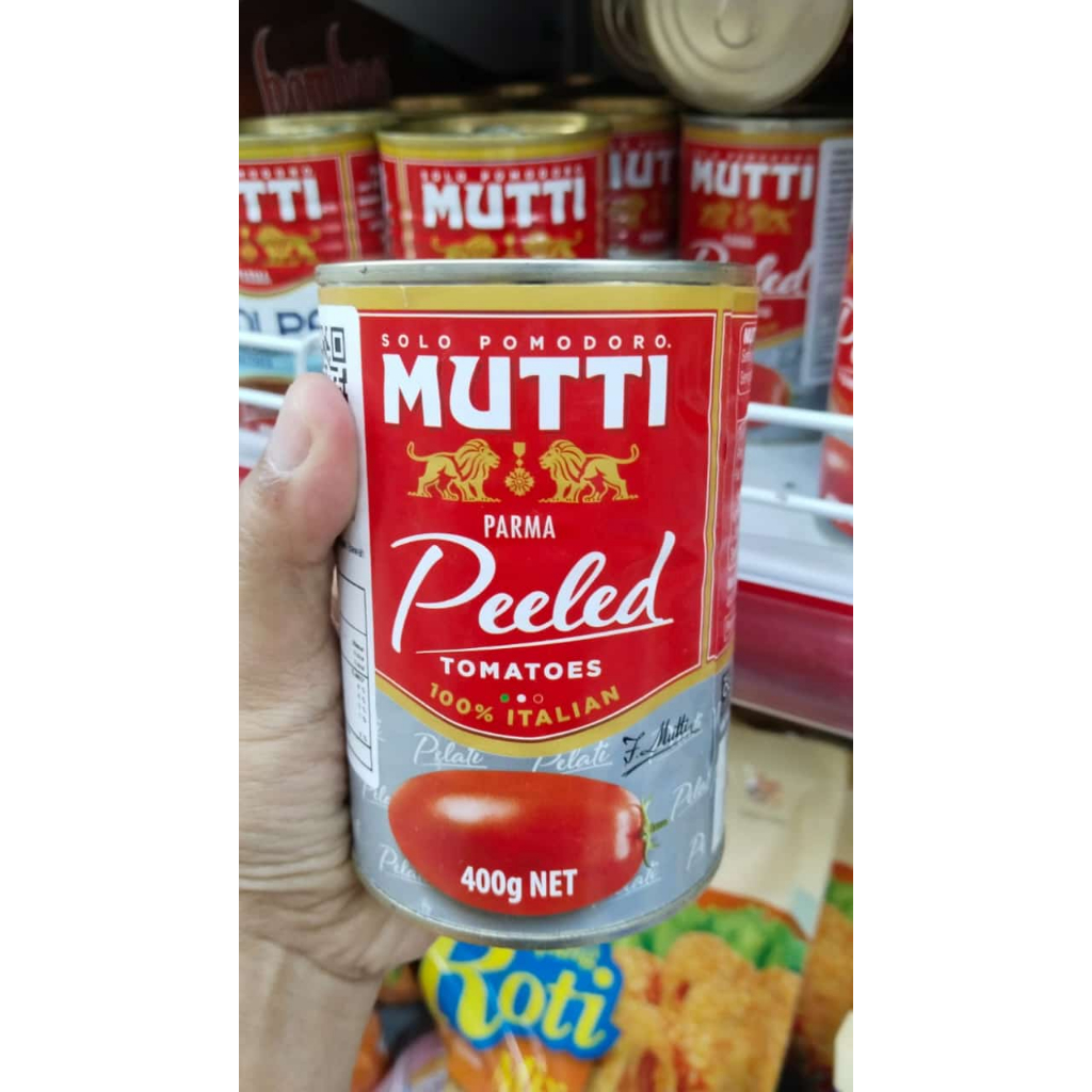 

Mutti Peeled Tomato / Tomat Kupas Utuh Kaleng 400gr