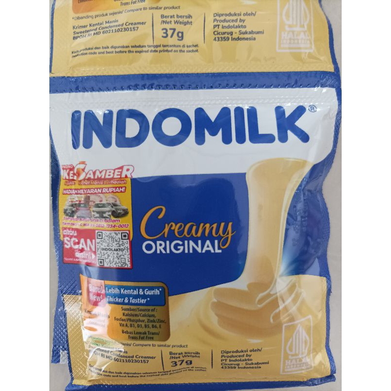 

Indomilk sachet 37gr