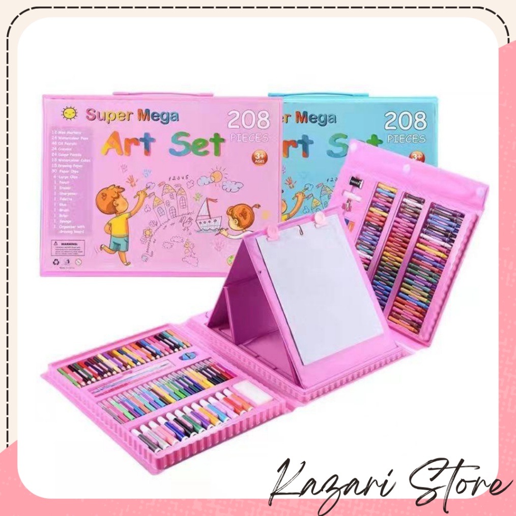

KODE A46I KAZARI Crayon Set Mewarnai dan Melukis Art Set isi 28 pcs