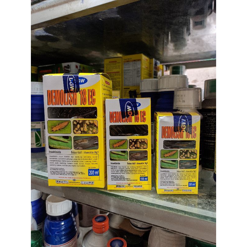 INSEKTISIDA DEMOLISH BAHAN AKTIF ABAMEKTIN 18 EC