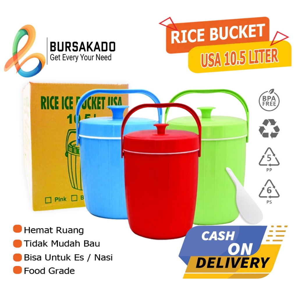 Rice Bucket 10,5 Liter / Termos Nasi / Termos Es Batu  / Termos Nasi Besar / Termos Es Batu Besar