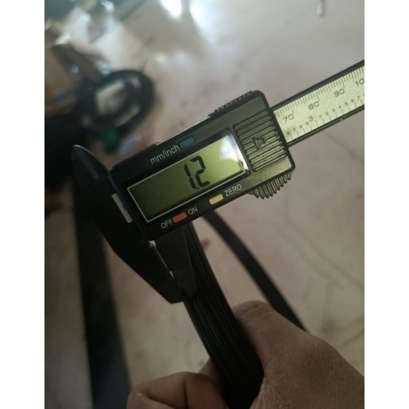 JERUJI FIBER HITAM GLOSSY 1,2mm IMPOR