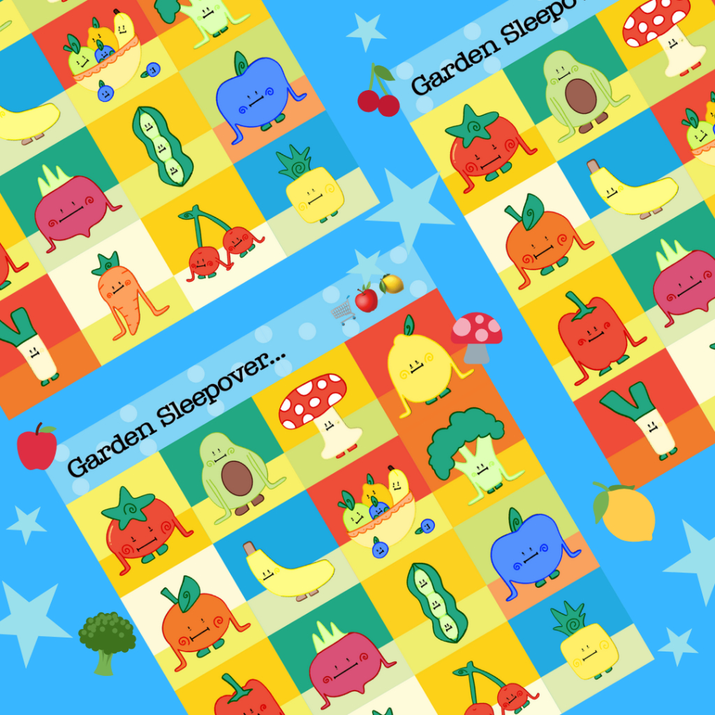 

Fruits & Veggies Sticker Sheet
