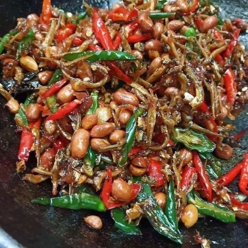 

Sambal teri kacang/Lauk sambal teri kacang