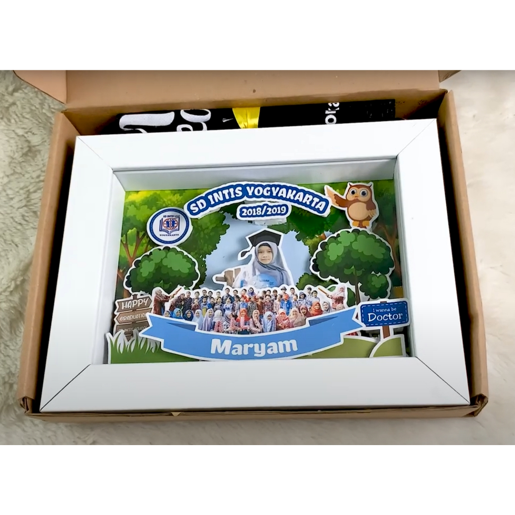 Scrapframe A5 Kado Wali Kelas Perpisahan Sekolah Guru Terbaik