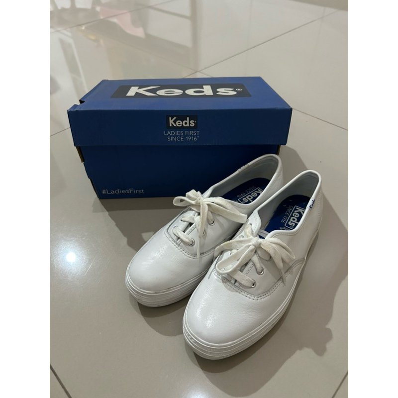 Keds triple leather white 36 - preloved