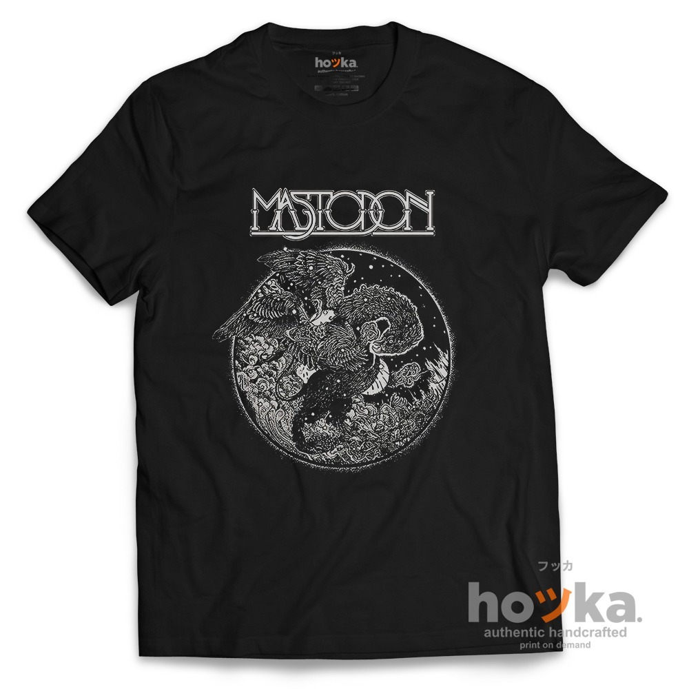 Kaos mastodon HOOKA Distro Premium Kaos band Mastodon