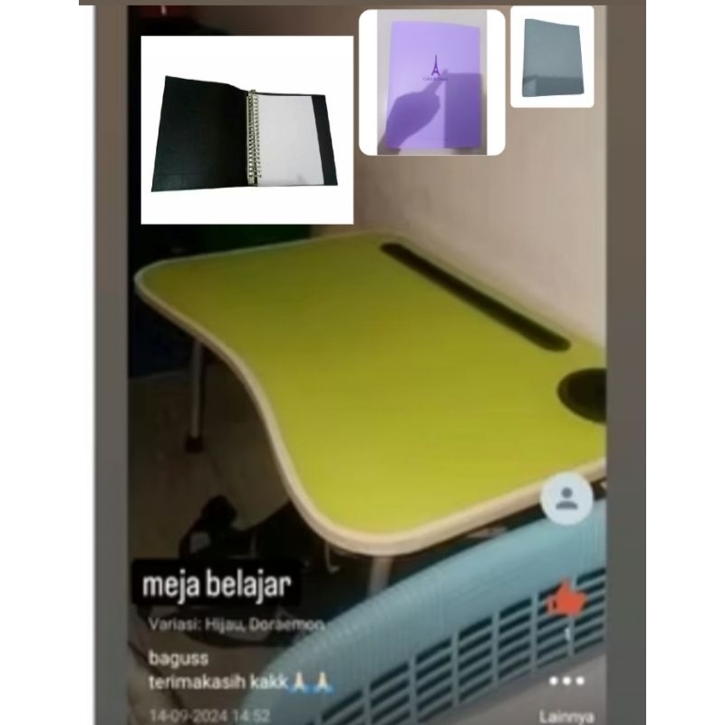 

PERALATAN BELAJAR BINDER/MEJA BELAJAR