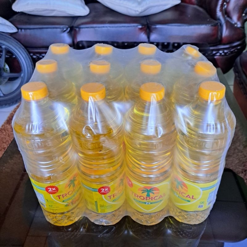 

1 Crat Minyak Goreng Tropical Kemasan 1 Liter(12 Botol)