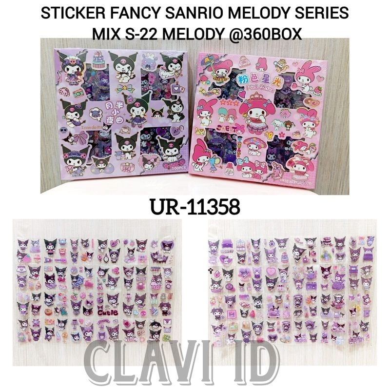 

11358/STIKER SANRIO KUROMI STIKER MELODY LUCU MURAH