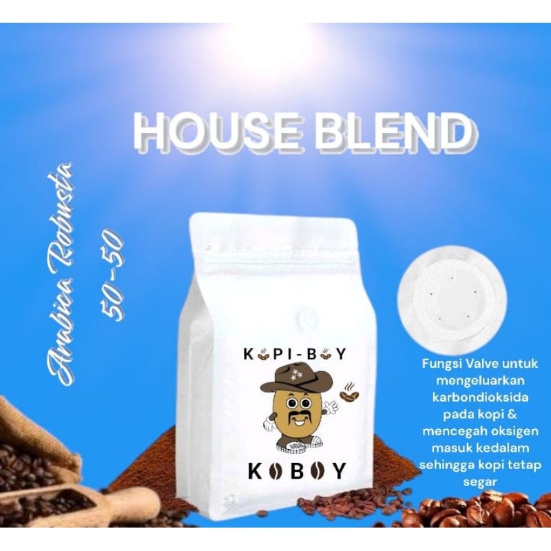 

Biji Kopi / Coffee House Blend Arabusta 50-50