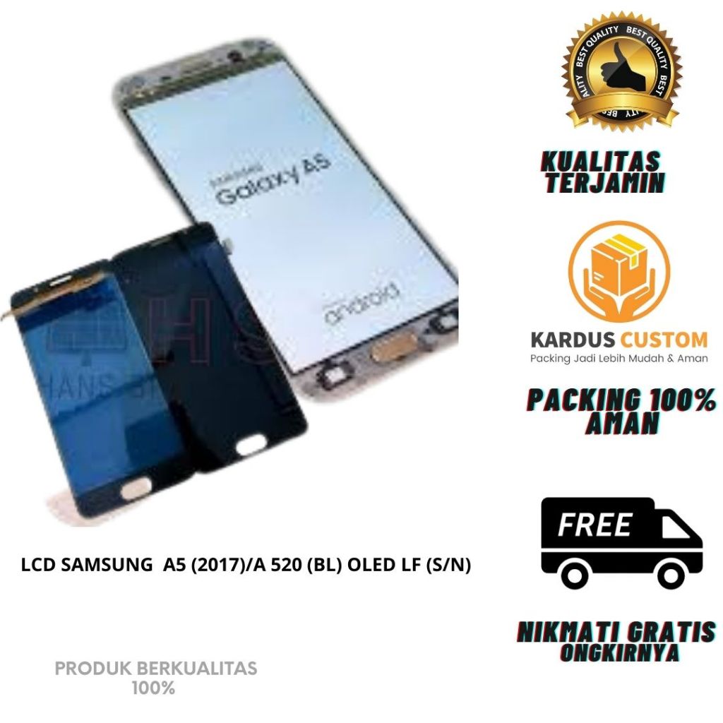 LCD SAMSUNG A5 (2017)/A 520 (BL) OLED LF (S/N)