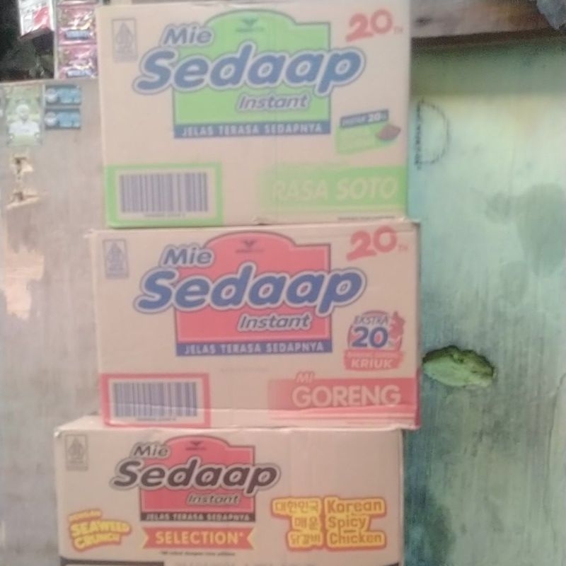 

sedaap mie instan 1kardus isi 40pcs