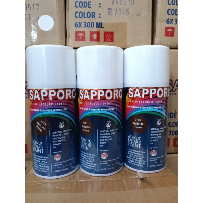 Pilok  Pilox Sapporo 300ml saporo 300ML SAPORO spray 300ml 7773 madoras brown