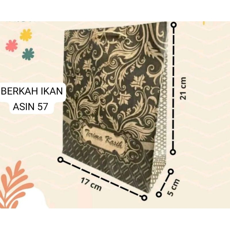 

OBRAL MURAH!!!100pcs PAPERBAG MOTIF BATIK