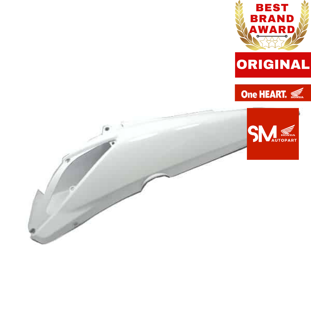 64420-KTM-850FMX Cover Body Belakang Kiri HONDA Supra X 125 Batman Putih ORIGINAL