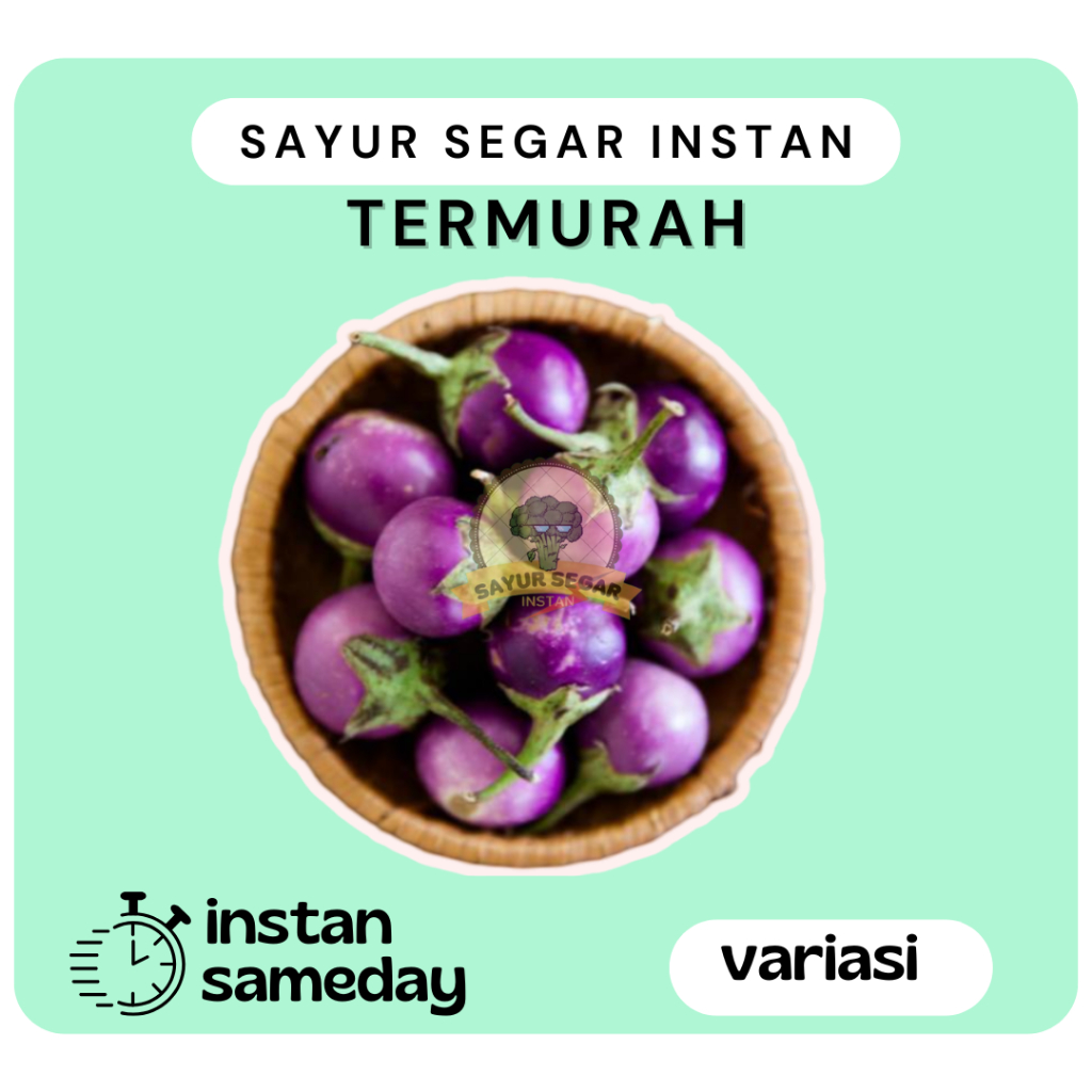 

Terong Ungu Bulat - Sayur Segar Instan