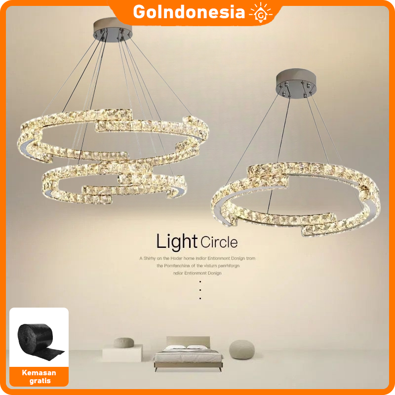 lampu gantung kristal lampu gantung ruang tamu lampu gantung kamar tidur lampu gantung meja makan