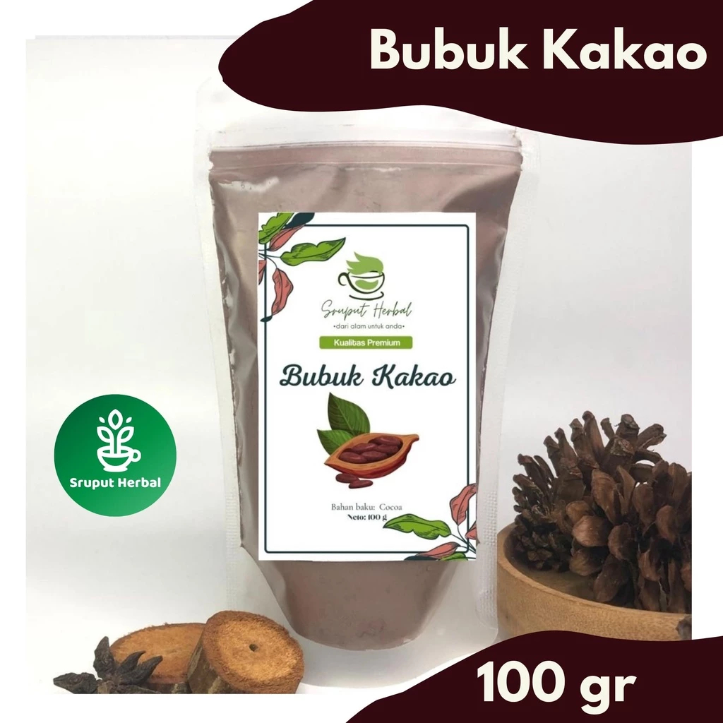 100gr Bubuk Kokoa / Coklat Murni / Bubuk Cokelat Murni Cocoa Powder Premium 100% Original Berkualita