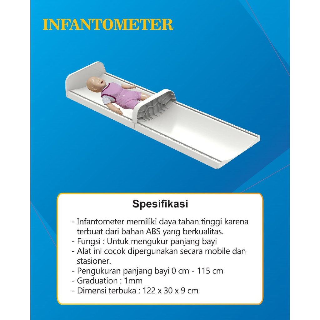 Kenko Baby Lenght board Alat Pengukukur Tinggi Badan Bayi Infantometer Kenko
