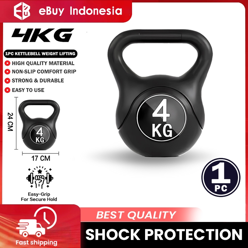 KETTLEBELL 4 KG BARBELL 4 KG/ DUMBELL / DUMBELL 4KG WEIGHT LIFTING BARBEL DUMBELL 2KG KETTLE BELL