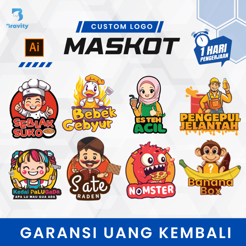 Jasa Desain Logo Maskot