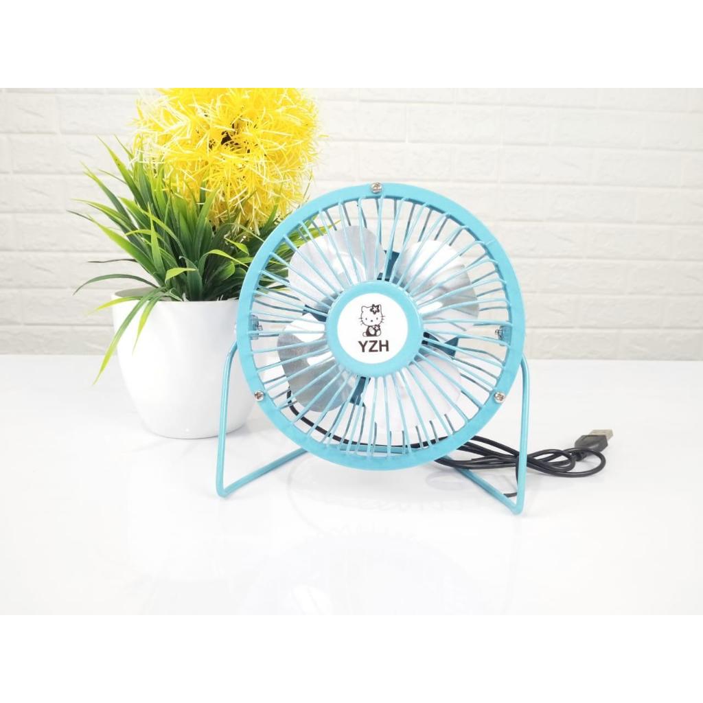 Kipas Angin USB Bahan Besi USB Mini Fan Merek Yazuho