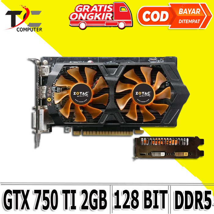 VGA CARD GTX 750 TI 2GB DDR5 128BIT / GT 730 2GB VGA CARD GAMING