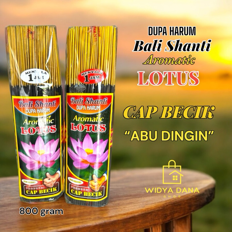 Dupa CAP BECIK BALI SHANTI 1jam - LOTUS