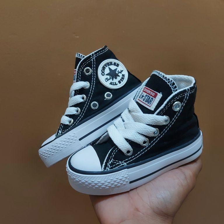 Top Quality CONVERSE KIDS HIGH TALI CUCK TAYLOR  SEPATU ANAK LAKI PEREMPUAN 1 TAHUN 2 TAHUN 3 TAHUN