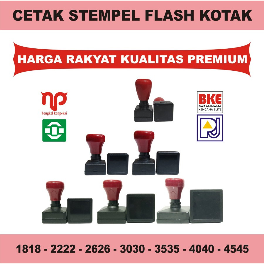 

Cetak Stempel Flash Kotak