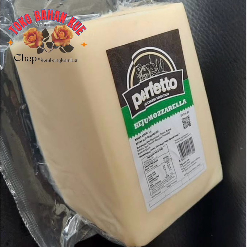 

Keju Mozzarella Perfetto 1kg Mozzarella Cheese Mozzarella Keju Lumer