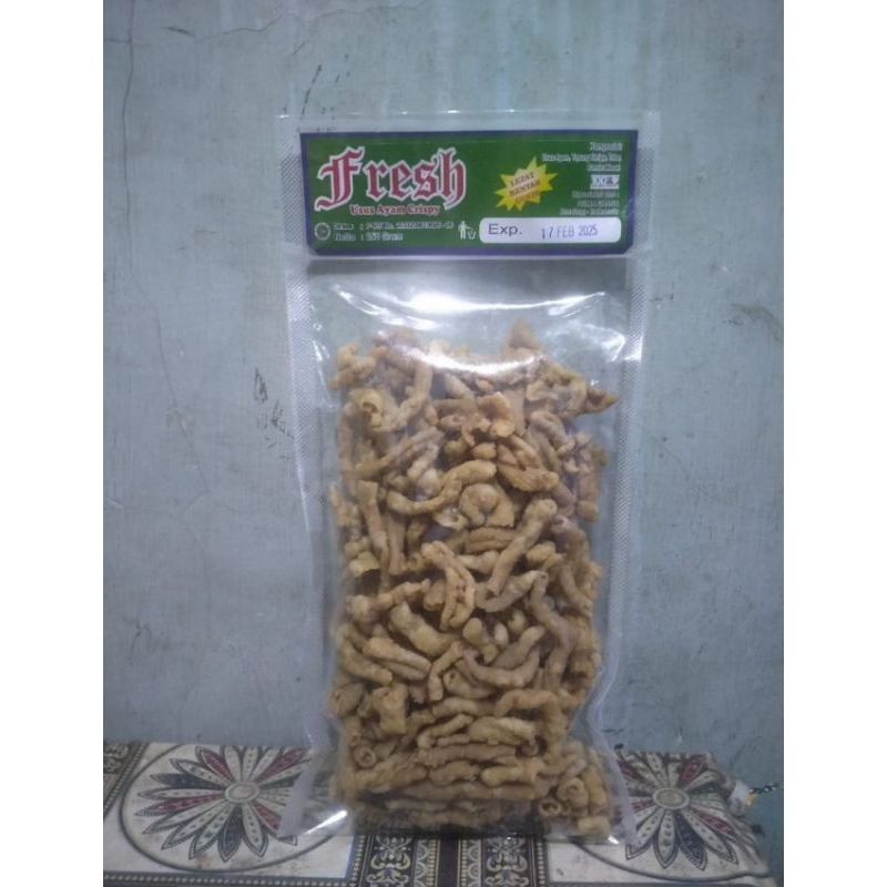 

usus ayam crispy balado pedas 200 gr/usus ayam crispy original 250 gr