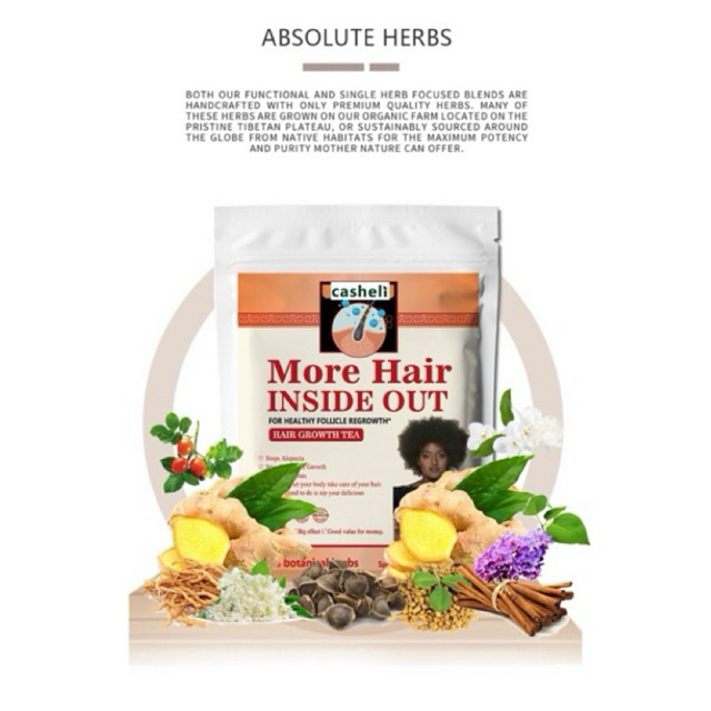 

casheli Teh Penumbuh Rambut Herbal Tea 30 TeaBags