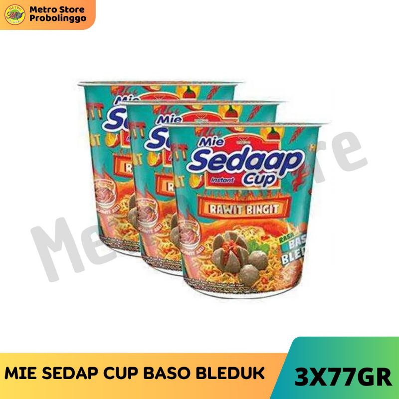 

MIE SEDAP CUP BASO BLEDUK 3PCS