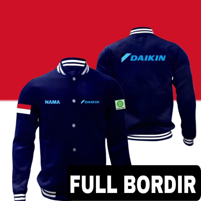 jaket baseball Daikin jaket Daikin seragam Daikin baju Daikin baju dinas Daikin jaket dinas Daikin s