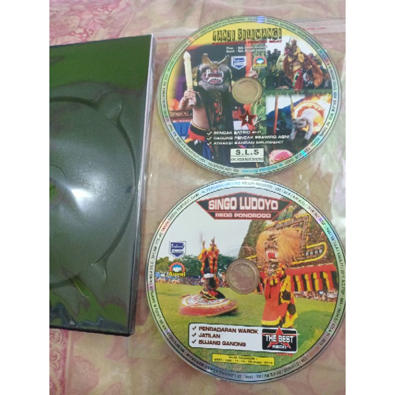 KASET VCD REOK SINGO LUDOYO & BANTENGAN VOL 4 TANPA COFER BONUS BOX