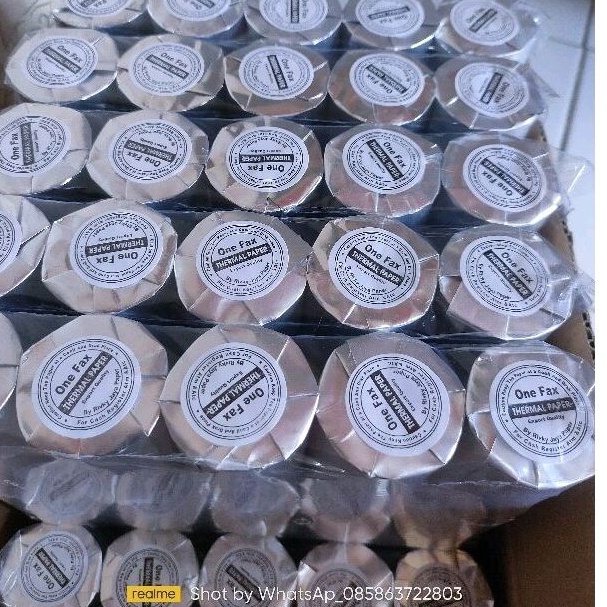 

Lebih Istimewa Kertas kasir thermal 58x4 paket 5 roll struk EDC bluetooth