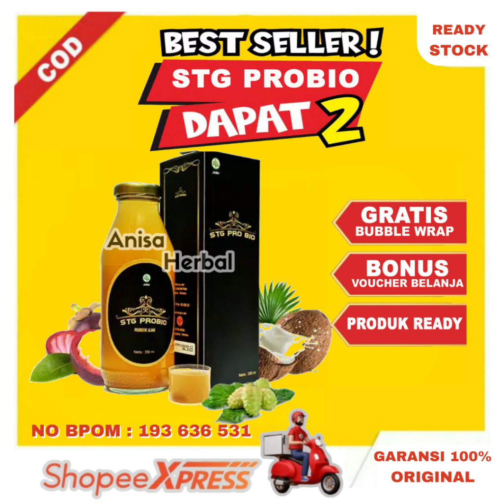 PROBIO PROBIOTIK HERBAL AMPUH 2 BOTOL STG PROBIO PRO BIO PRO BIO PROBIOTIK SOLUSI 1001 KESEHATAN ini