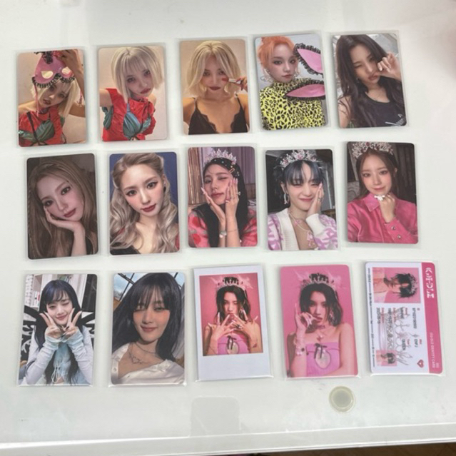g idle photocard official soyeon yuqi shuhua minnie miyeon pc kpop
