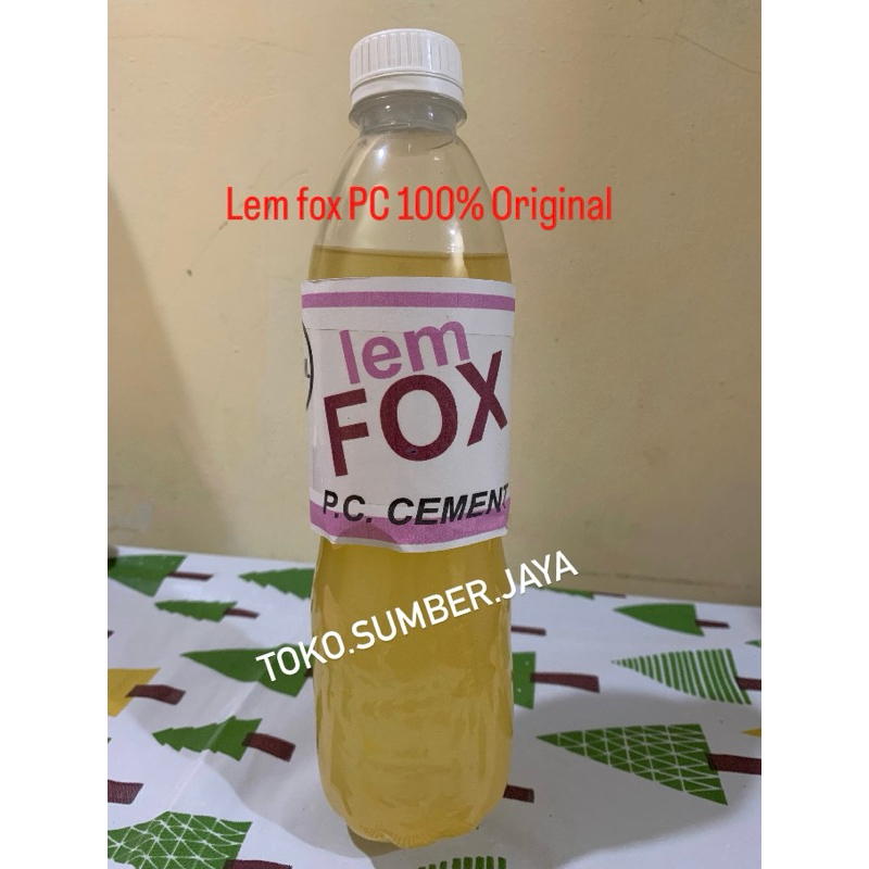 

LEM FOX PC CEMENT 100% Original Lem Fox PC Isi Kemasan 500ml