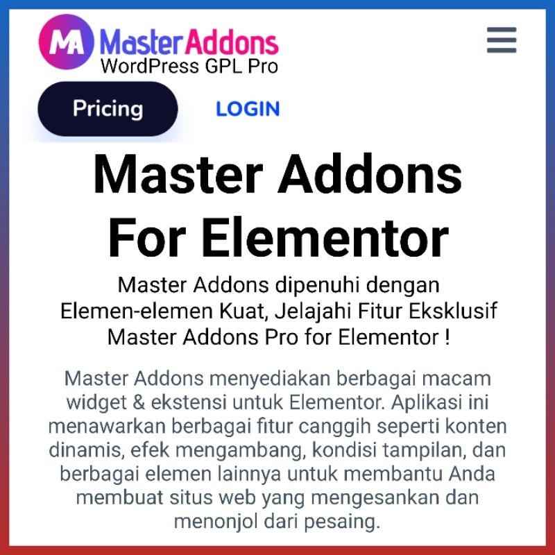 Master Addons Pro for Elementor - Forefront Elements for Elementor