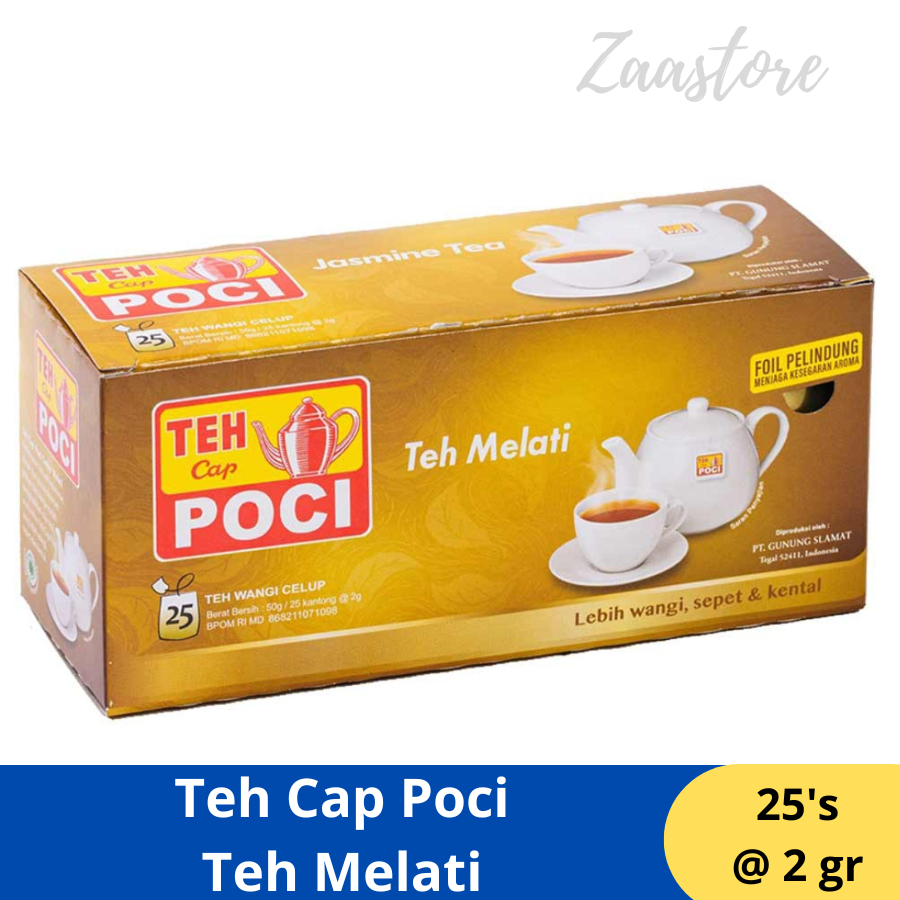 

Teh Celup Cap Poci Jasmine / Melati 25 Kantung teh