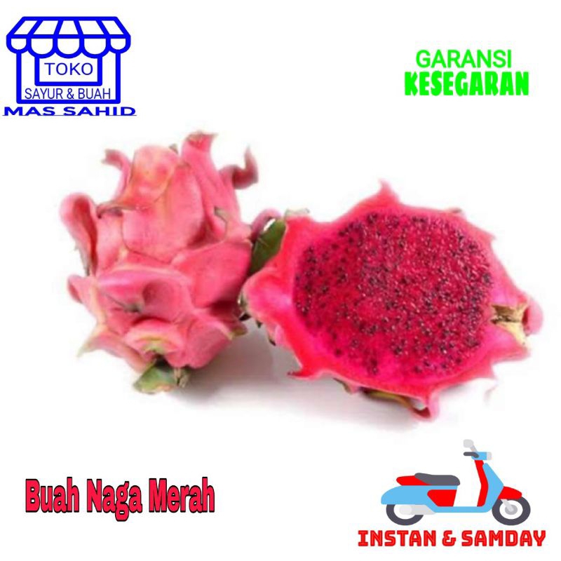 

Buah Naga Merah Buah Nogo Segar Kirim instan & Somday