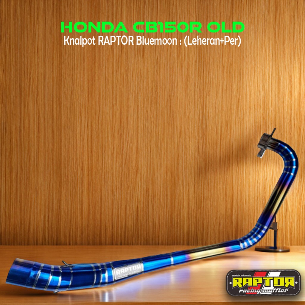 RAPTOR Leheran Knalpot Racing Honda CB150R Old - Bluemoon